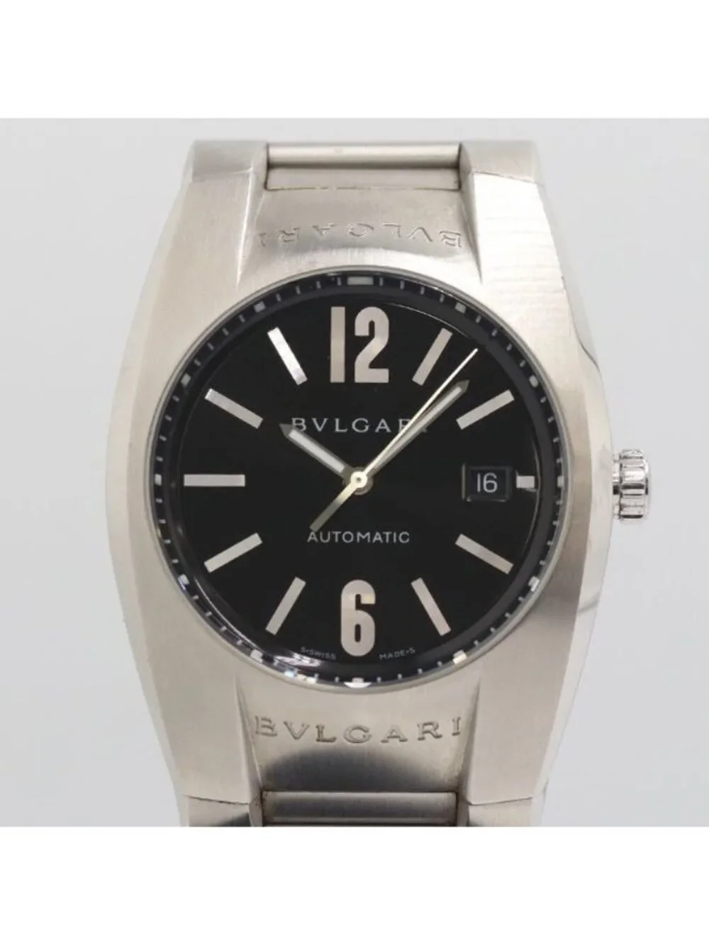Bvlgari Ergon Automatic Winding Date Black Dial Watch
